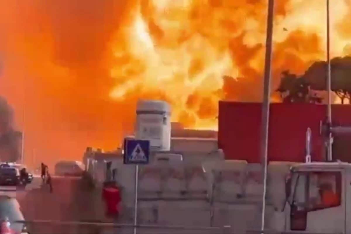 ​Massive Explosion Rocks Gas Station In Rome, 10 Reported Injured | Videos 