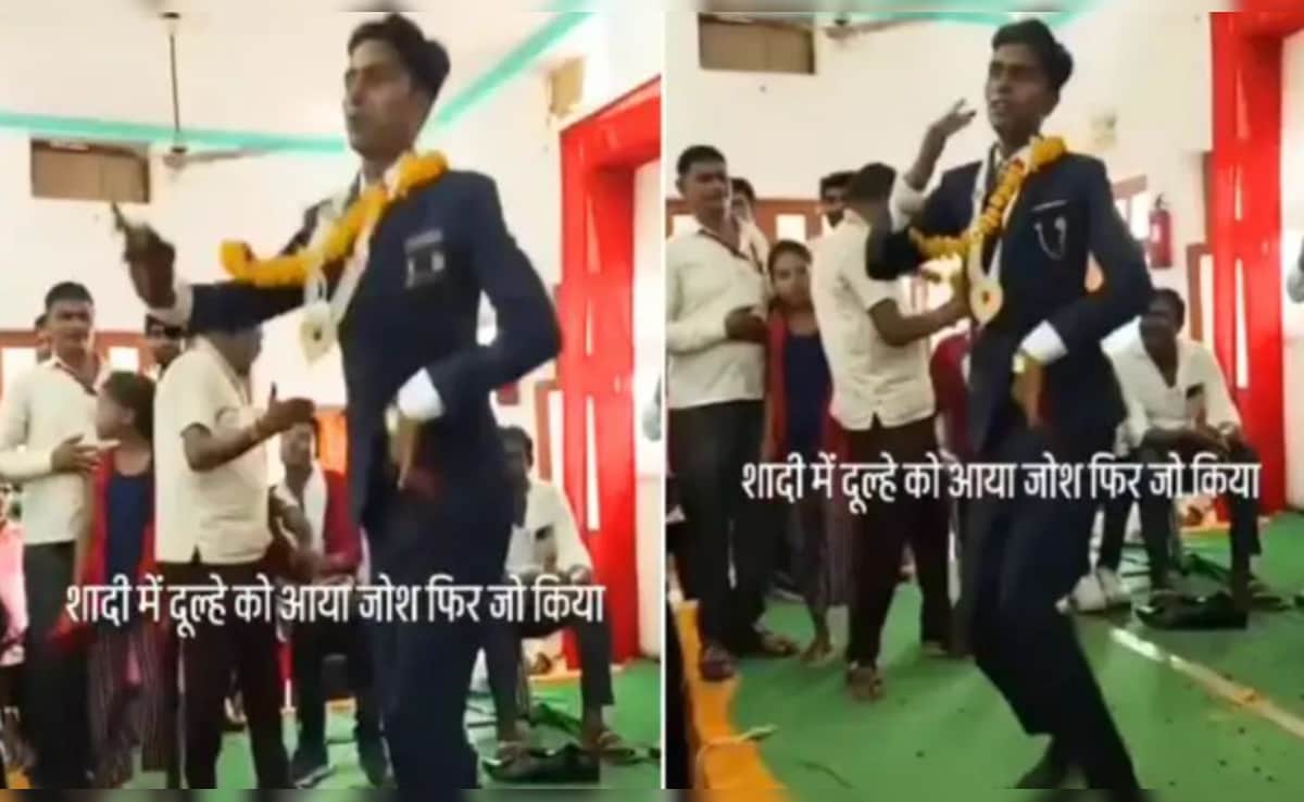 दूल्हे का ‘हीरोइन स्टाइल’ डांस हुआ वायरल, शर्म से पानी-पानी हो गई दुल्हन 