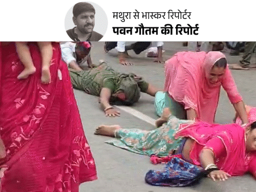 112 Km ऊंचा गोवर्धन अब 50 फीट ही बचा:3 करोड़ भक्त कर रहे परिक्रमा, मथुरा में श्रद्धालु बोले- श्रीकृष्ण के दर्शन होते हैं 