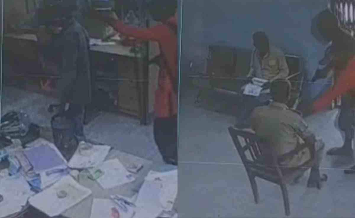 मुजफ्फरपुर: दिनदहाड़े ग्रामीण बैंक से 10 लाख की लूट, CCTV फुटेज आया सामने 